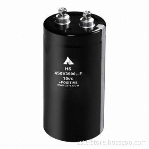 Aluminum electrolytic capacitors, screw type, long life, wide temperature, high ripple current